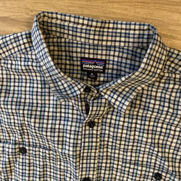 Lot of 4 Mix Patagonia Men's XL Button Up Long Shirts Cotton - Picture 5 of 15